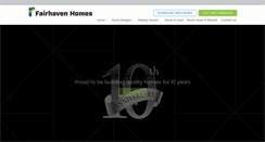Desktop Screenshot of fairhavenhomes.com.au